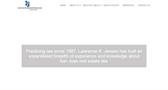 Desktop Screenshot of lrjensenlaw.com